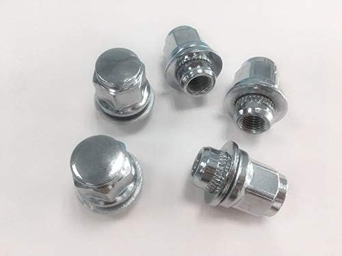 NB-Aero 20pcs Chrome M12 x 1,5 porcas de pós-venda de pós-venda FIT 1997 Toyota RAV4 pode caber nas jantes OEM, o