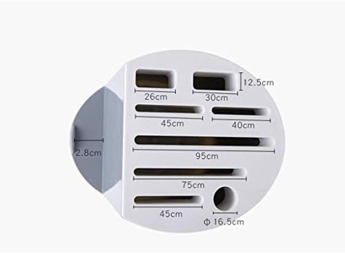 Bloco de faca llryn, suporte da placa de corte, suporte universal de faca de cozinha sem facas, espaço de armazenamento de organizador