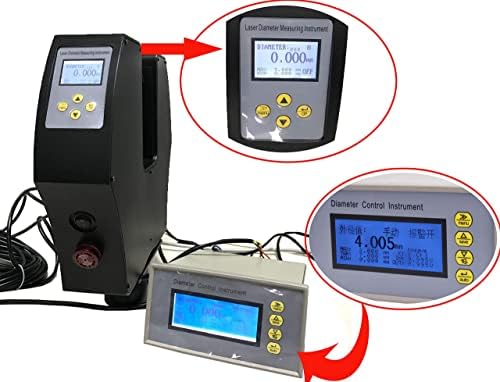 Testador de diâmetro a laser HFBTE Testador de diâmetro não contacto Instrumento de medição de medidor de diâmetro