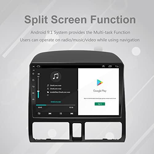 Cocheparts Car estéreo para Honda CRV Radio 2002 2003 2004 2005 2006 Suporte