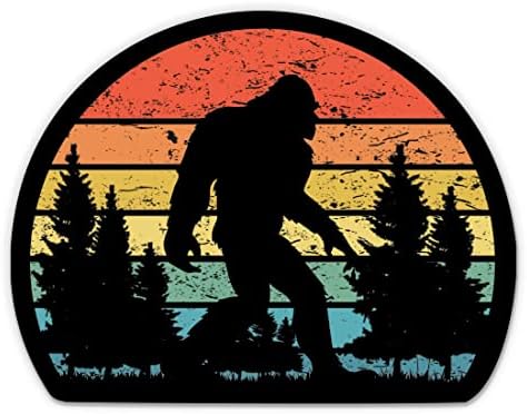 Adesivo Bigfoot Sasquatch - adesivo de laptop de 3 - Vinil à prova d'água para carro, telefone, garrafa de água - Decalque engraçado