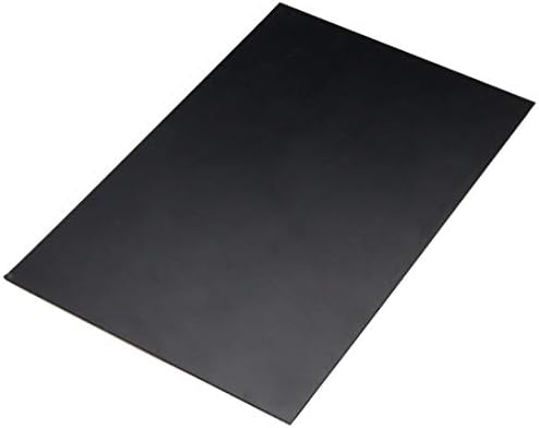 Peças da ferramenta 1pcs preto abs durável estireno plástico placa plana 1 mm x 200 mm x 300 mm para componentes industriais