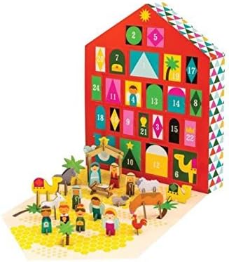 Petit Collage Nativity Pop-out Advent Calendar