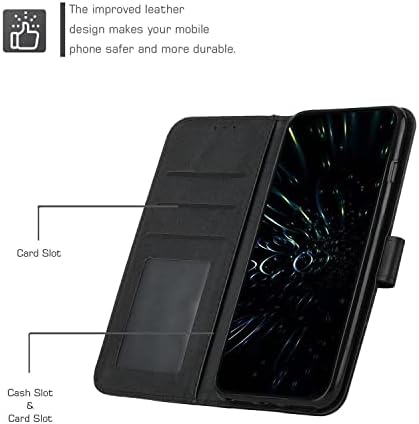 Tampa da carteira Samsung Galaxy A54 5G, Genuine Galaxy A54 Cartão de Caixa de Caixa de Caixa da Carteira Magnetic Kickstand Chofsoof