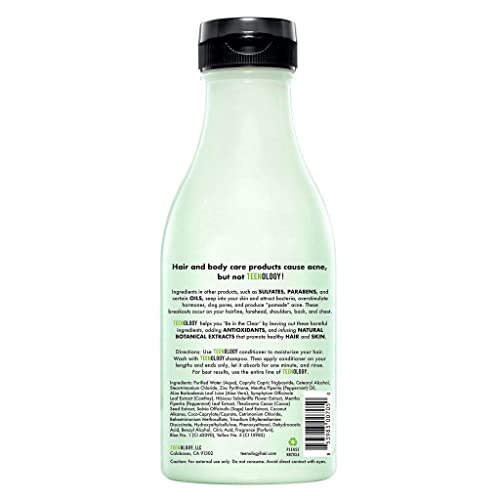Shampoo Teenology, Condicionador e pacote de lavagem corporal - Sulfato e extratos botânicos sem comedogênicos, não comedogênicos
