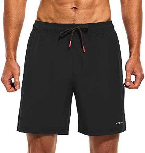 Hodosports Mens 7 Swim Sworks com revestimento de compressão e bolsos com zíper