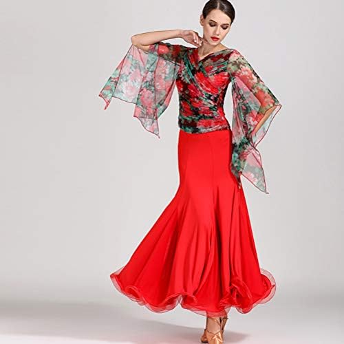Yilinfeier Mulheres de manga elegante Design de malha romântica pacote de peixe moderno vestidos de dança de salão de baile