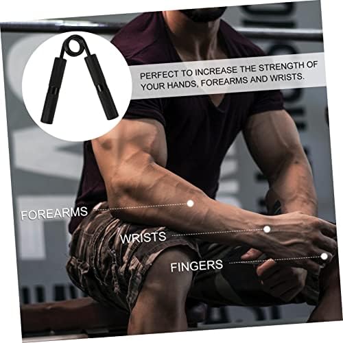 Inoomp 2 PCs Grip for Forcenener Metal Mandel Manfer Enhancista preto Hand segurando Fitness