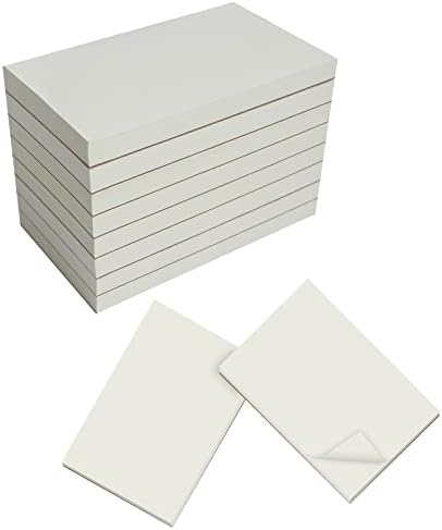 Arrechas de 12 Memorando de pacote 5.5x8,5 polegadas Padrões de arranhões/blocos de escrita, total de 1200 folhas em branco