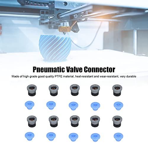 10 Defina a cabeça do conector da válvula pneumática para os acessórios da impressora 3D de extrusão de voron ptfe