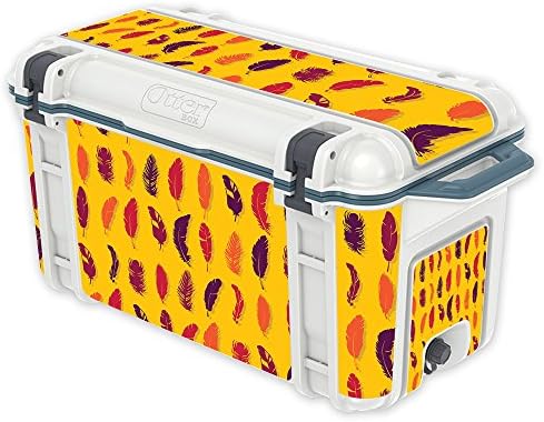 MightySkins Skin Compatível com otterbox Venture 65 QT Cooler - Feathers | Tampa protetora, durável e exclusiva do