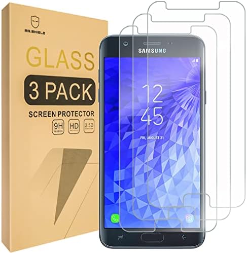Mr.Shield [3-Pack] projetado para Samsung [Protetor de tela de vidro temperado] [Japan Glass com dureza 9H] com substituição ao longo