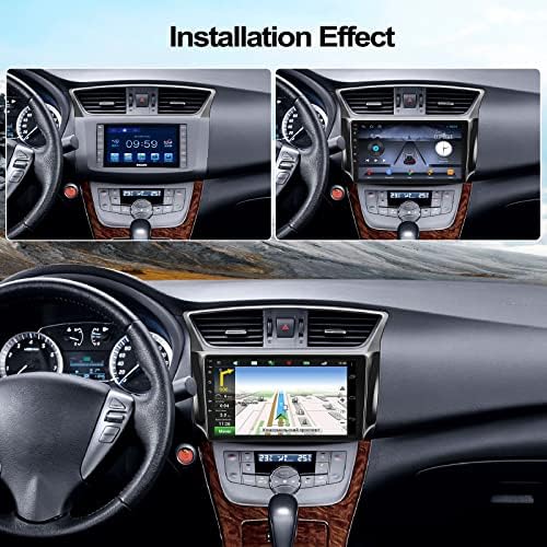Android 11 estéreo de carro para Nissan Sentra 2013-2017 com link de espelho iOS/Android, 10,1 polegadas de correção de carro de