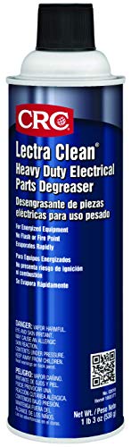 CRC LECTRA Peças elétricas para serviço pesado limpo Degreaser, 19 wt oz ,, 02018cs