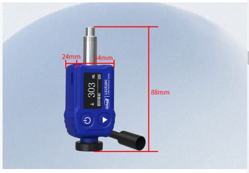 Testador de dureza LS252DC Leeb Adequado para aço aço liga a aço aço aço inoxidável cinza Ferro fundido Ferro de ferro fundido