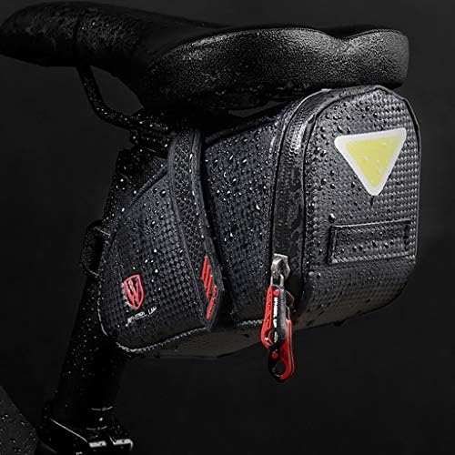 Luzes de bicicleta de montanha para andar de bicicleta de bicicleta noturna Equipamento de bolsa de mochila Roda de balsa de montagem