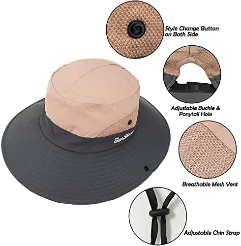 Mesh de malha de proteção UV-HAT feminina HAT SUN CHAPA DE PESCA DE PROIGHA DE PRAIA DE PROIMEIRA DE POYLOWOLOURO DE PONYLOWOL