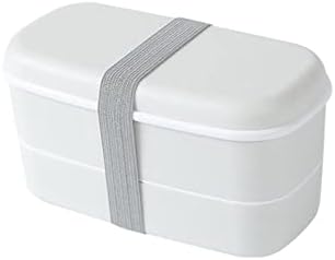 2 camadas bento caixa plástico material almoço alimentos alimentos boxfresh de manutenção de microondas utensílios de