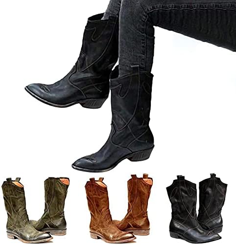 ARYSTK BOTAS MUITAS AUTUMON WINTRO VINTAGE Splicing redonda de dedão mais veludo BOTAS A VELVET CHURA NAKE