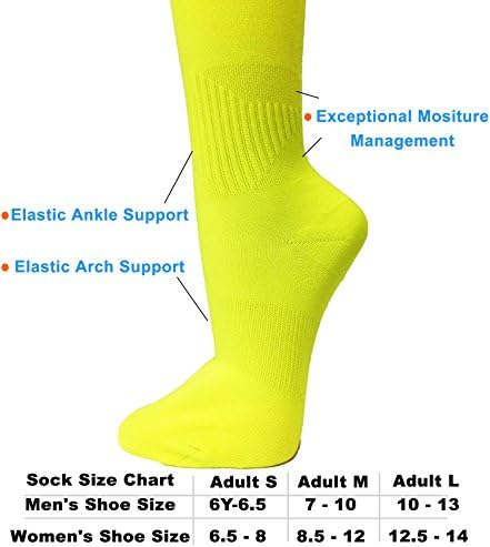 Couver acessível de poliéster Knee Knee High Socks Sports Team Socks