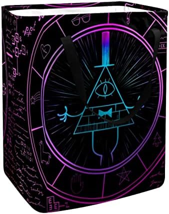 Bill Cipher Wheel Zodiac PRIMENTO DE LAPUNIDA COLENTES DE LAPUNDERY, 60L Cestas de lavanderia à prova d'água Lavagem de roupas