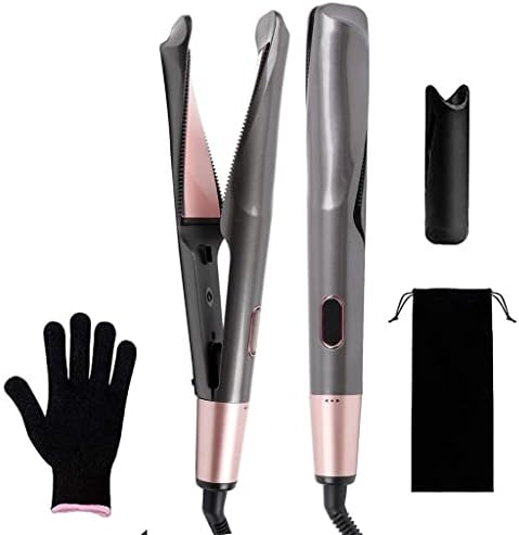 Renslat Professional 2 em 1 Twist Hair Curling & Ensiling Iron Hair Hairner Hairler Wet Wet & Dry Ferre Ferramentas de Estilista