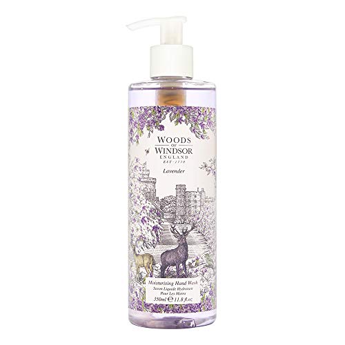 Woods of Windsor Blue Orchid e Waterlily Hidration Hand Laving para ela, 350ml