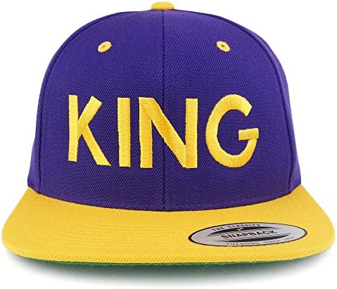 Trendy Apparel Shop King King Two Tone bordou Bill Bill Snapback Cap