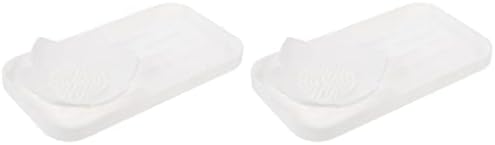Cabilock 2Sets Desktop x esponjas balcão de chuveiro fácil para suporte, banheiro suprimentos práticos sabonete de secagem