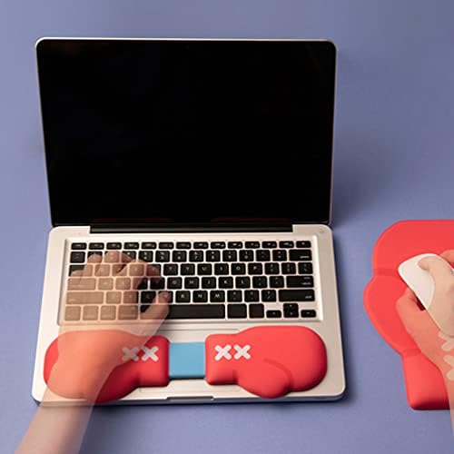 O itens de teclado OperitACX repousa o teclado para o teclado Rest Pad Red Boxing Glove Design Support Support Pad