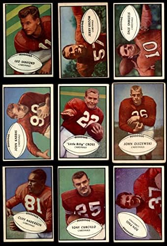 1953 BOWman Chicago Cardinals Team Set Chicago Cardinals-FB VG Cardinals-FB