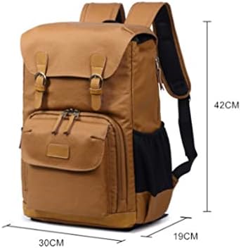 Sawqf Chic Canvas Backpack Backpack Profissional Fotógrafo ao ar livre Bolsa fotográfica de grande capacidade com suporte para tripé