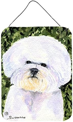 Tesouros de Caroline SS8829DS1216 Bichon Frise Aluminium Metal Wall ou Ponding Prints, 12x16, multicolor