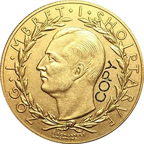 Albânia 1929 moedas Cópia Coleção Coleção Presentes