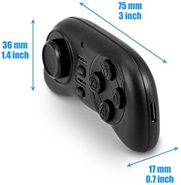 Controlador sem fio Bluetooth Game Controller Mini Bluetooth Rechargable/Battery Gamepad Handle