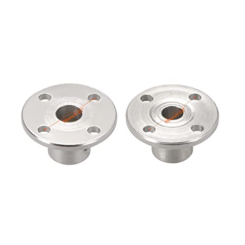 Meccanixity 5mm Interior DIA H12X D10 FLANGE RÍCIDO COPLING MOTOR Guia do motor Eixo Conector do motor 2 PCs para peças