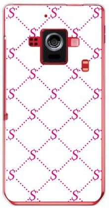 Second Skin S Monogram White X Pink Design por ROTM/para Aquos Phone Zeta SH-02E/Docomo DSH02E-PCCL-202-Y353