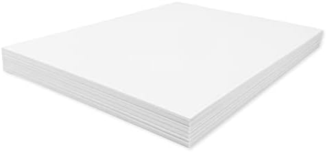 24 PCs folhas de espuma EVA brancas de 1 mm de espessura 15,7 x 11,8 polegadas papel de espuma artesanal para fabricação de cartões,