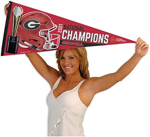 Georgia Bulldogs Pennant 2021 Football National Champions Banner