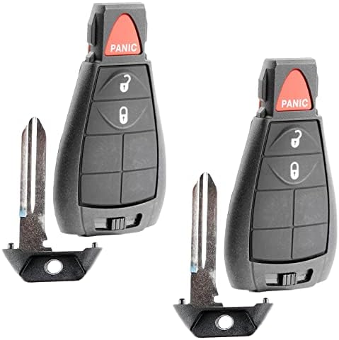 Keylessoption ingressleless de controle remoto chave de carro FOB clicker para Dodge Chrysler Jeep