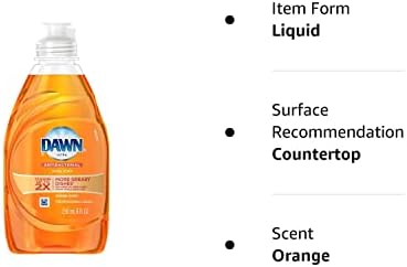 Dawn Ultra Antibacteriano Líquido para lavar 7 onças. Perfume laranja