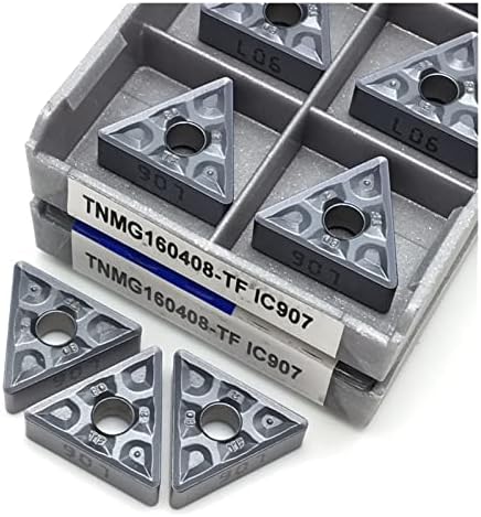 Cutter de moagem de hardware TNMG160404 TF IC907 TNMG160408 IC 908 Torno de moagem do torno de carboneto Ferramenta de torneamento