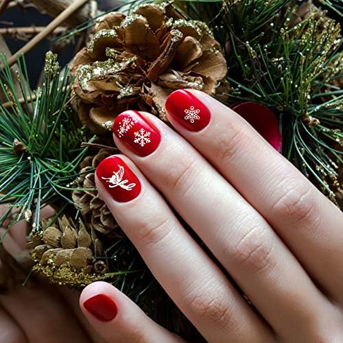 Conjunto de esmaltes soluste Conjunto de inverno 6pcs kit de estamper de unhas de natal estampagem de arte de noca