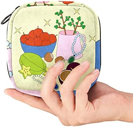 Bolsa de armazenamento de guardanapo sanitário, bolsa menstrual bolsa portátil Bolsas de armazenamento portáteis