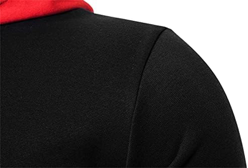 Maiyifu-gj Men casual Casual Slim Fit Hoodies novidade de retalhos de retalhos capuz de capuz leve