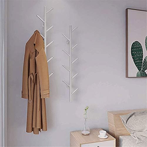 Lepsjgc 9 ganchos casaco rack parede parede de metal pendurado na sala de estar quarto de roupas decorativo rack de chapéu mobiliário