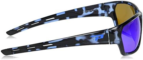 Peppers Sport Sport Polarized Oval Sunglasses, Tartaruga Azul, 63x17x132mm