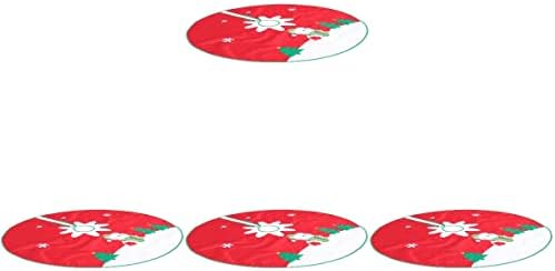 Decorações de Natal de Galpada 4 PCs Piso de Natal