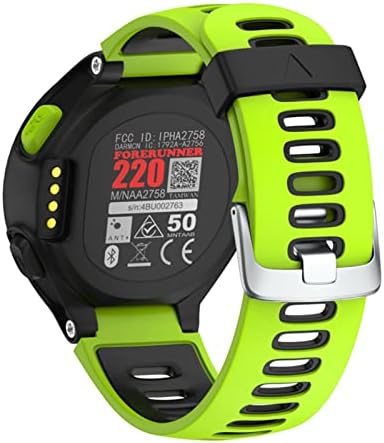 IENYU SOF SOFT SILICONE SUPTILIZAÇÃO BANDO DE RELISÃO DO GARmin Forerunner 735XT/235/620/630 Watch