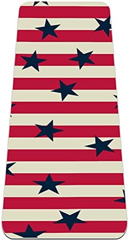 Siebzeh Stripe e Blue Stars Premium grossa Yoga Mat ECO Amigável Health & Fitness Non Slip tapete para todos os tipos de ioga